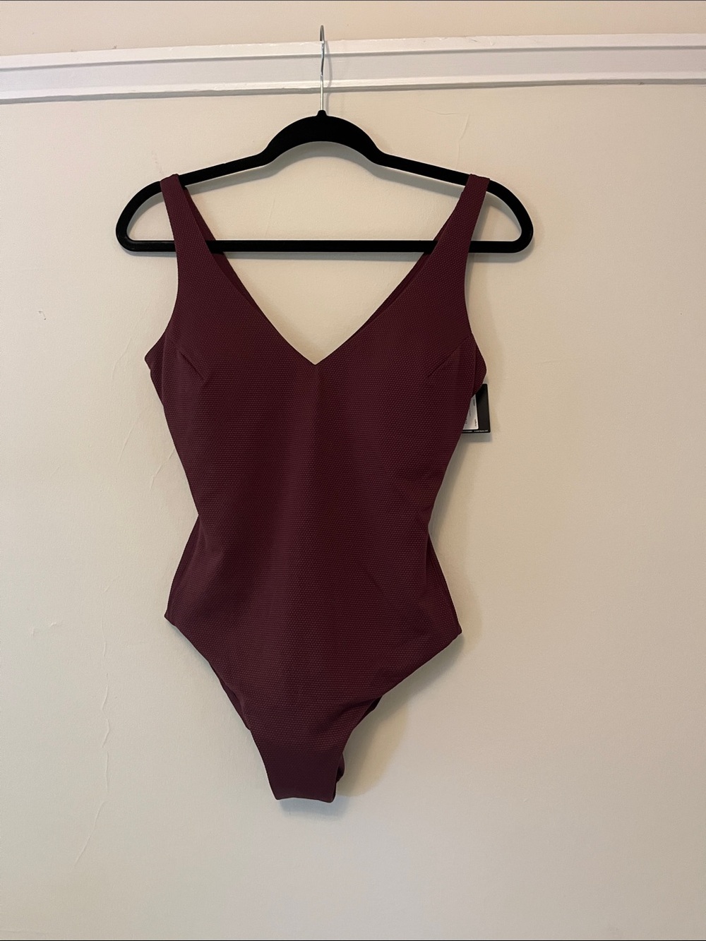 Spanx One-Piece Swimsuit in Burgundy